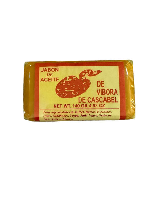 Jabon de aceite de vibora de cascabel